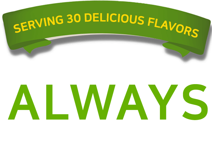 Serving 30 Delicious Flavors our wings are always cooked fresh to order